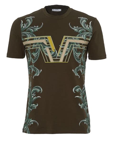 versace collection t shirt uomo|authentic versace shirt.